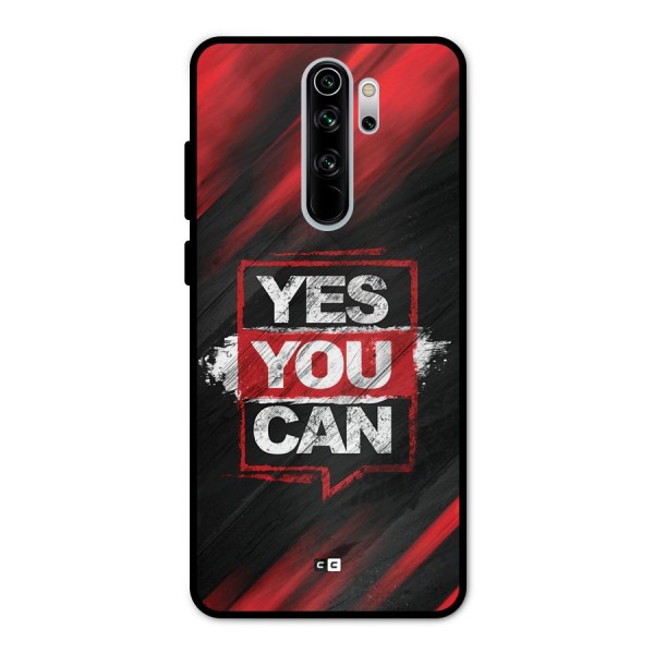 Stay Motivated Metal Back Case for Redmi Note 8 Pro