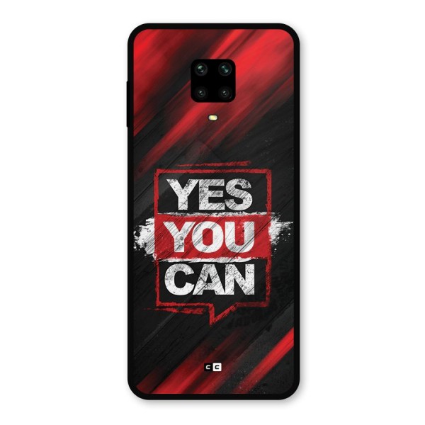 Stay Motivated Metal Back Case for Redmi Note 9 Pro Max