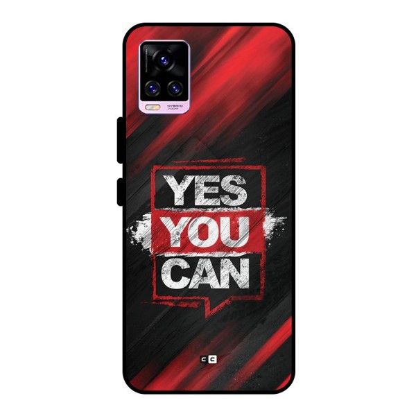 Stay Motivated Metal Back Case for Vivo V20 Pro