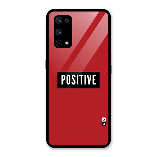 Stay Positive Glass Back Case for Realme X7 Pro
