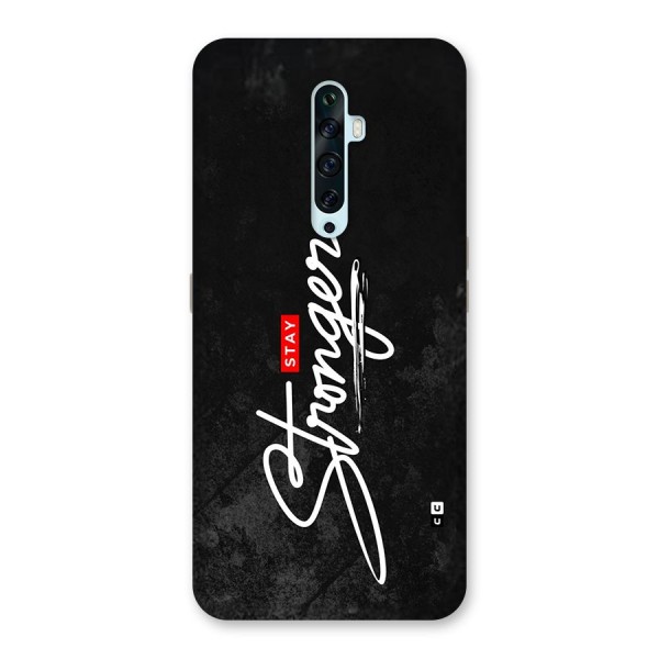Stay Stronger Back Case for Oppo Reno2 F