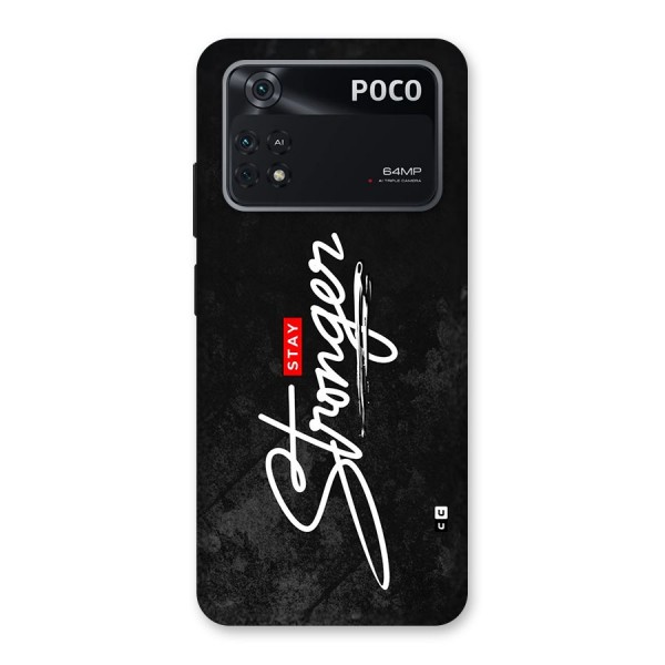 Stay Stronger Back Case for Poco M4 Pro 4G