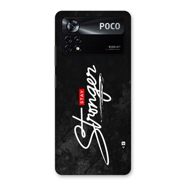 Stay Stronger Back Case for Poco X4 Pro 5G