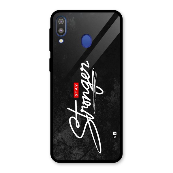 Stay Stronger Glass Back Case for Galaxy M20