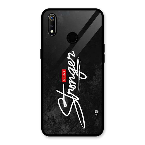 Stay Stronger Glass Back Case for Realme 3
