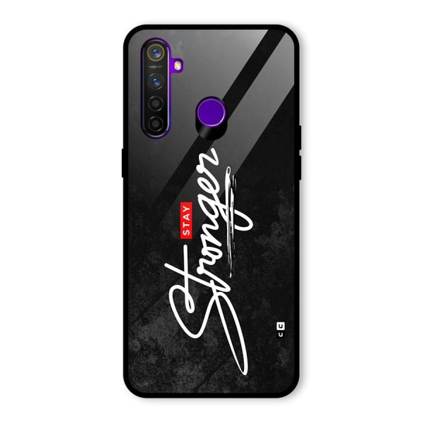 Stay Stronger Glass Back Case for Realme 5 Pro