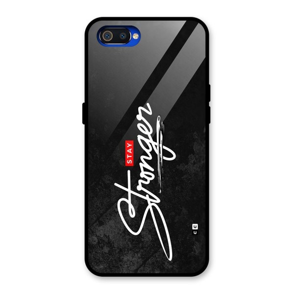 Stay Stronger Glass Back Case for Realme C2