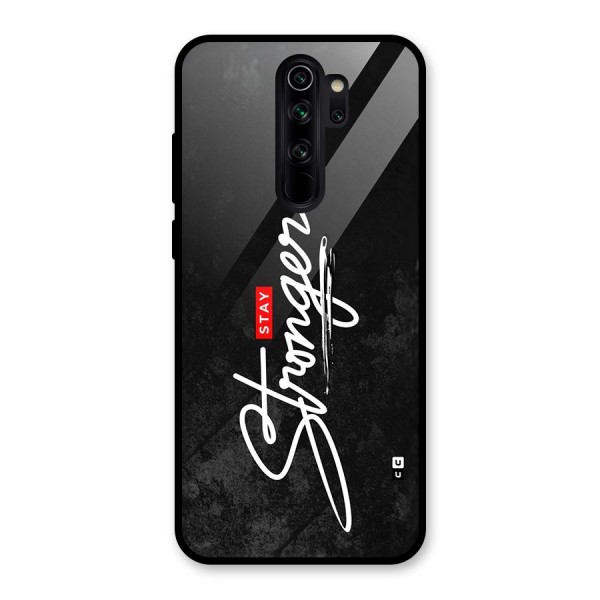 Stay Stronger Glass Back Case for Redmi Note 8 Pro