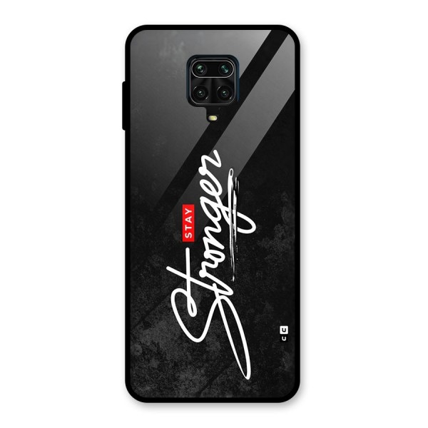 Stay Stronger Glass Back Case for Redmi Note 9 Pro Max