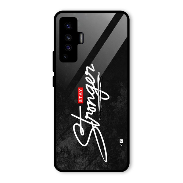 Stay Stronger Glass Back Case for Vivo X50