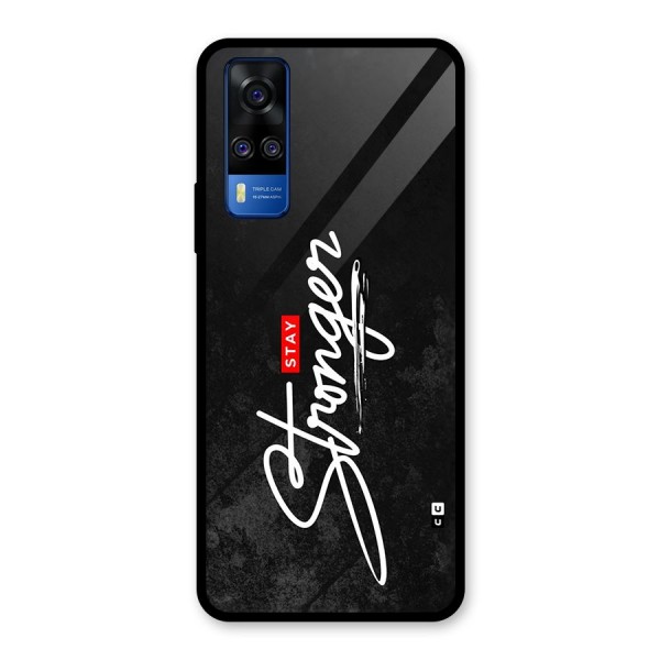 Stay Stronger Glass Back Case for Vivo Y31