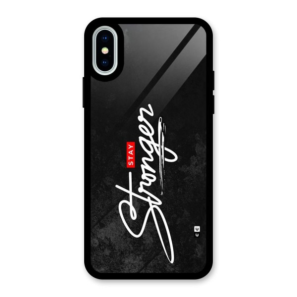 Stay Stronger Glass Back Case for iPhone X
