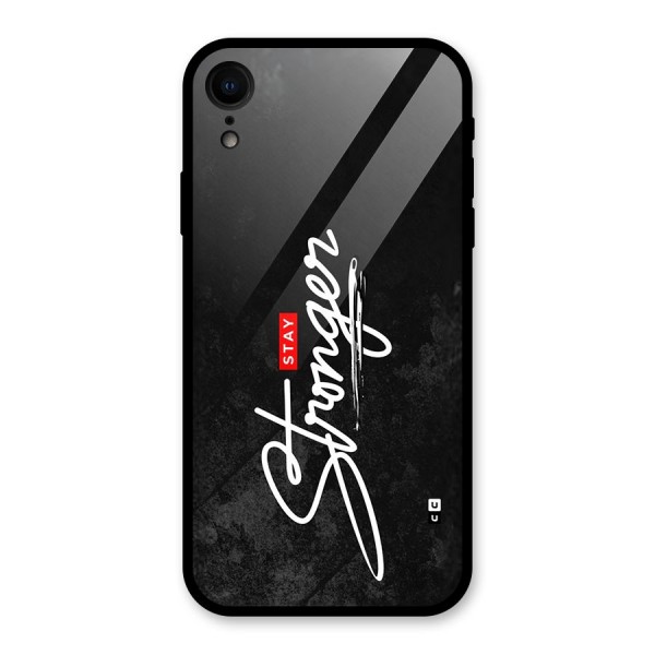 Stay Stronger Glass Back Case for iPhone XR