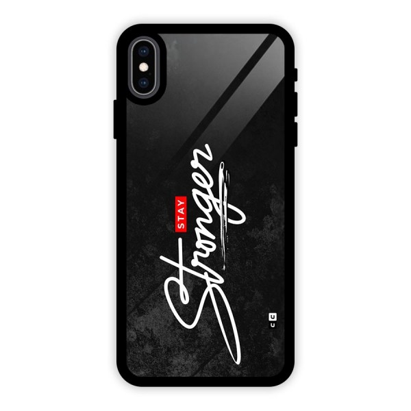 Stay Stronger Glass Back Case for iPhone XS Max