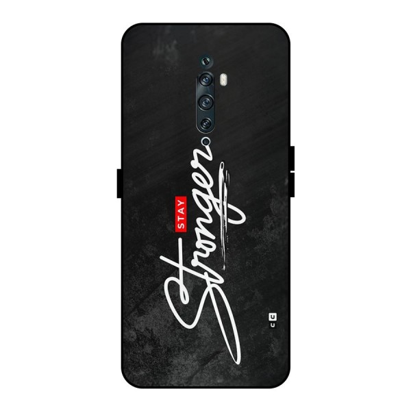 Stay Stronger Metal Back Case for Oppo Reno2 F