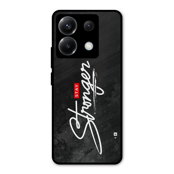 Stay Stronger Metal Back Case for Poco X6