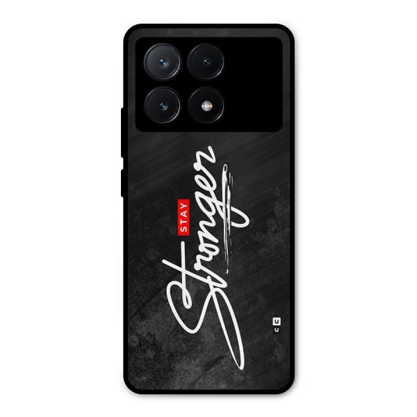 Stay Stronger Metal Back Case for Poco X6 Pro