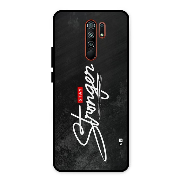 Stay Stronger Metal Back Case for Redmi 9 Prime
