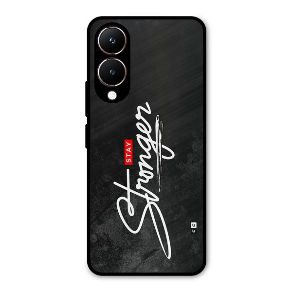Stay Stronger Metal Back Case for Vivo Y28