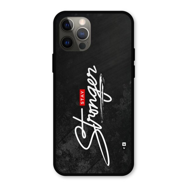 Stay Stronger Metal Back Case for iPhone 12 Pro