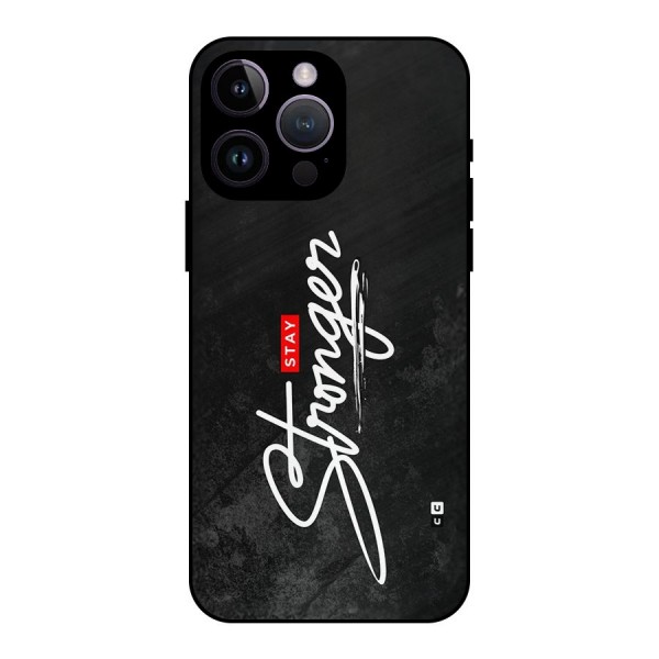 Stay Stronger Metal Back Case for iPhone 14 Pro Max