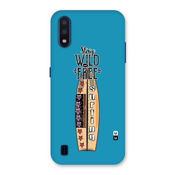 Stay Wild and Free Back Case for Galaxy M01