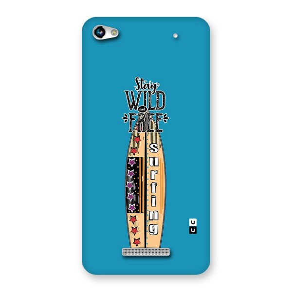 Stay Wild and Free Back Case for Micromax Hue 2