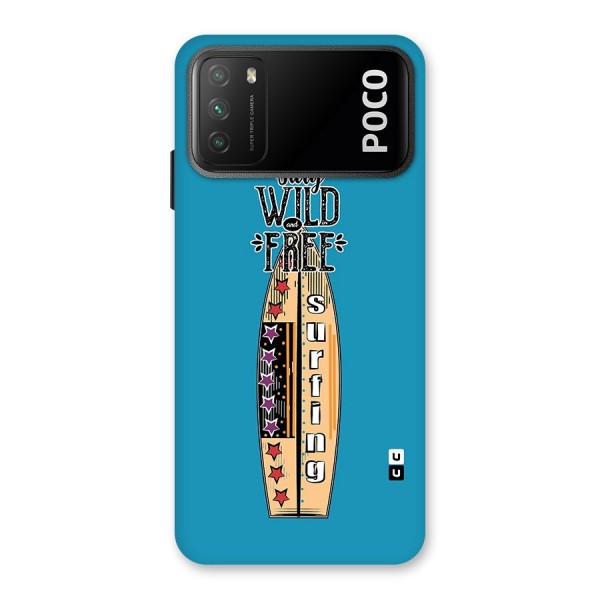 Stay Wild and Free Back Case for Poco M3