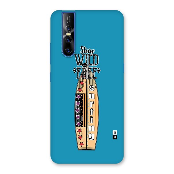 Stay Wild and Free Back Case for Vivo V15 Pro