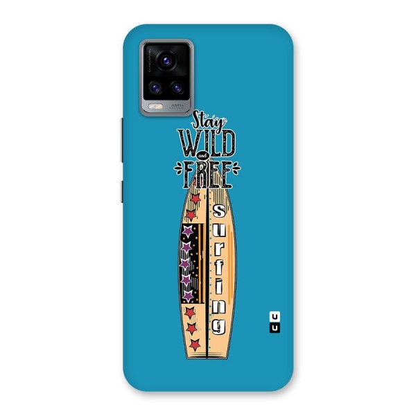 Stay Wild and Free Back Case for Vivo V20