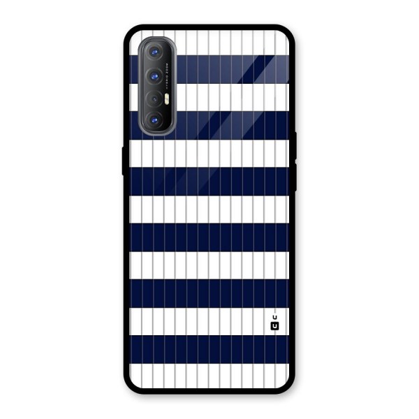 Step Stripes Glass Back Case for Oppo Reno3 Pro