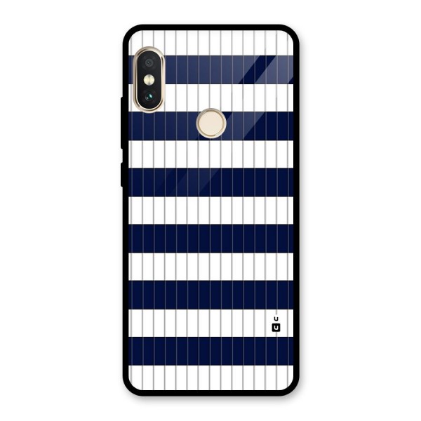 Step Stripes Glass Back Case for Redmi Note 5 Pro