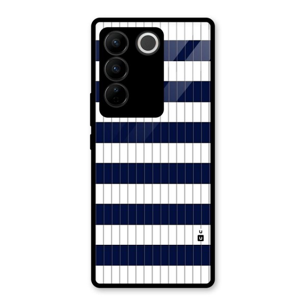 Step Stripes Glass Back Case for Vivo V27