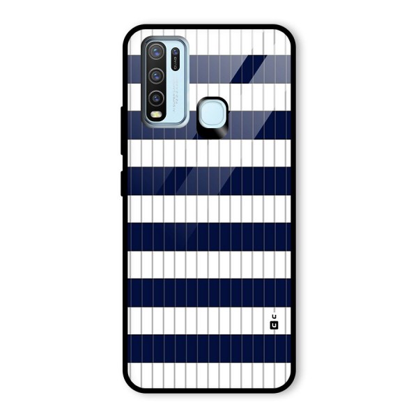 Step Stripes Glass Back Case for Vivo Y30
