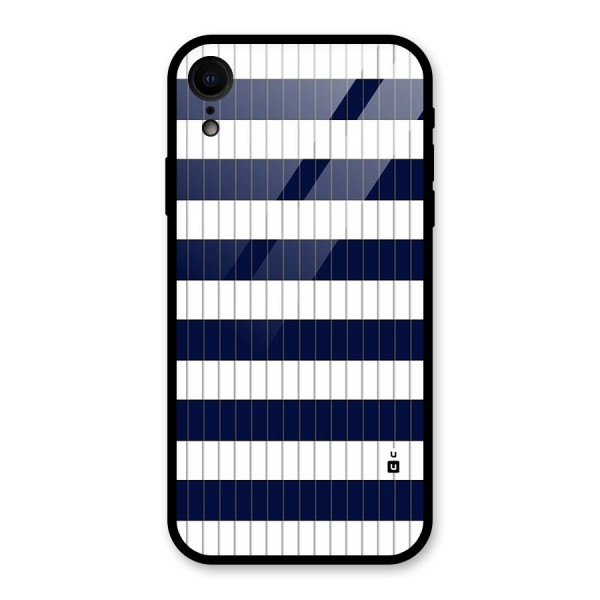 Step Stripes Glass Back Case for iPhone XR