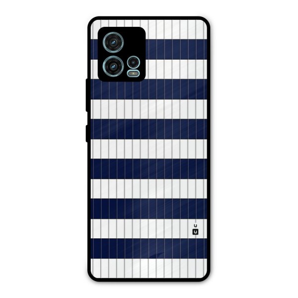 Step Stripes Metal Back Case for Moto G72
