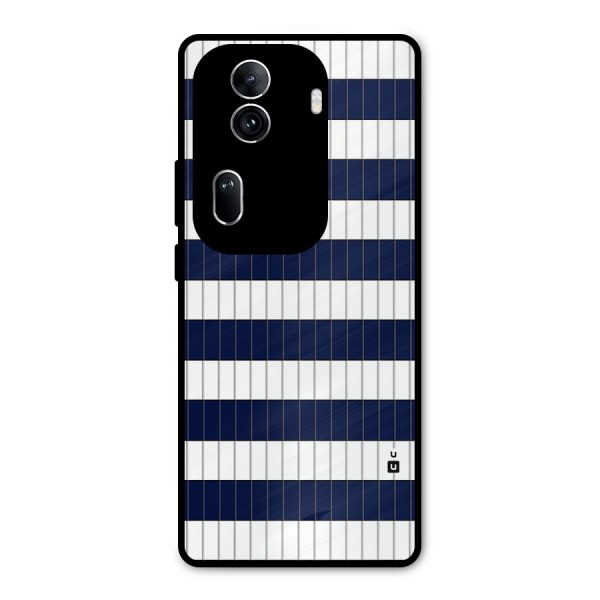 Step Stripes Metal Back Case for Oppo Reno11 Pro 5G