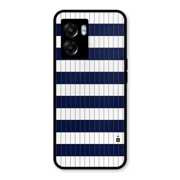 Step Stripes Metal Back Case for Realme Narzo 50 5G