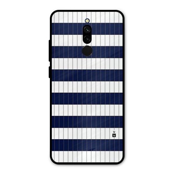 Step Stripes Metal Back Case for Redmi 8