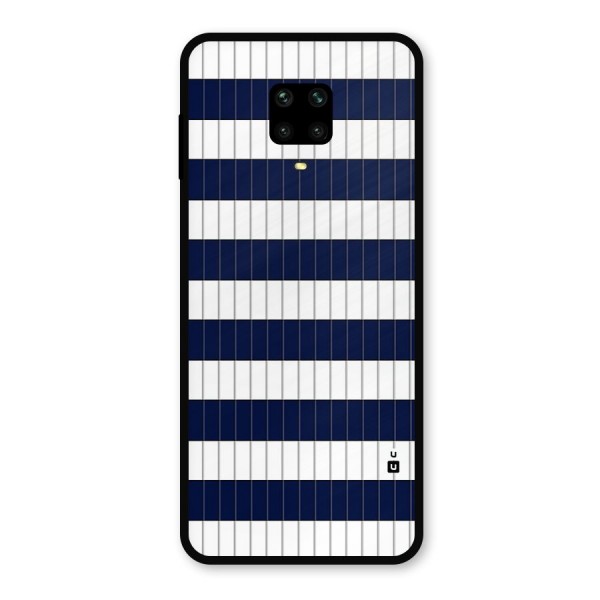 Step Stripes Metal Back Case for Redmi Note 9 Pro Max