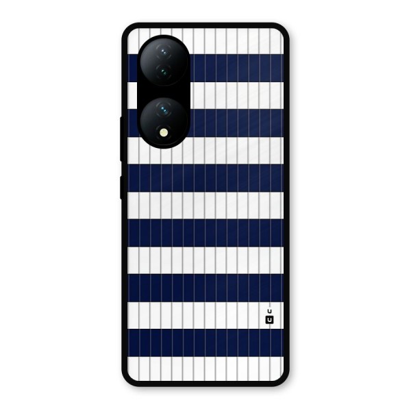 Step Stripes Metal Back Case for Vivo T2