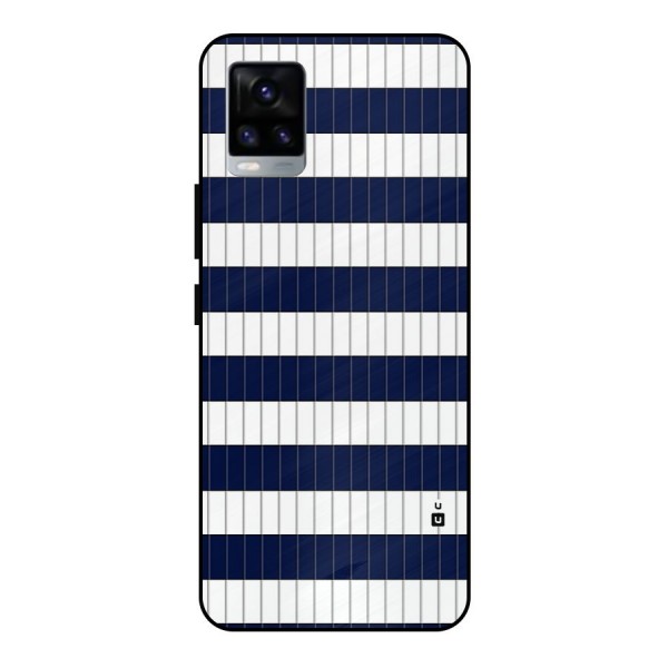 Step Stripes Metal Back Case for Vivo V20