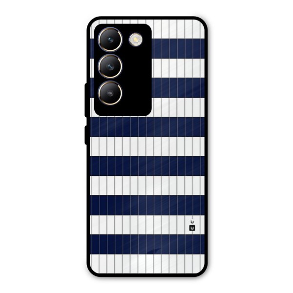 Step Stripes Metal Back Case for Vivo Y200e