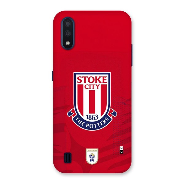 Stoke City Back Case for Galaxy M01
