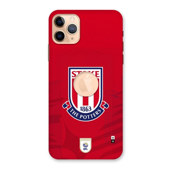 Stoke City Back Case for iPhone 11 Pro Max Logo Cut