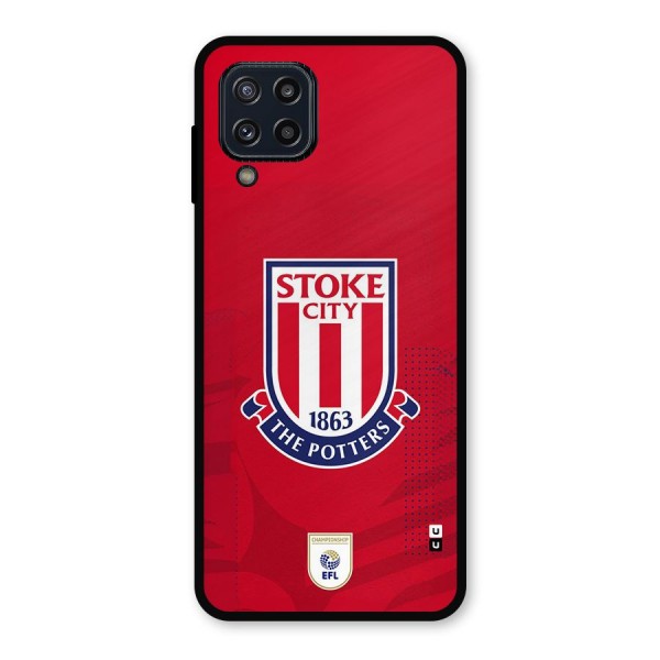 Stoke City Metal Back Case for Galaxy M32