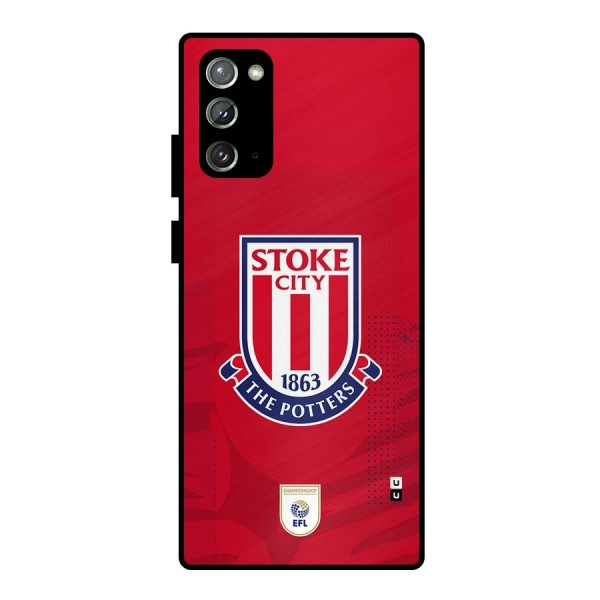 Stoke City Metal Back Case for Galaxy Note 20