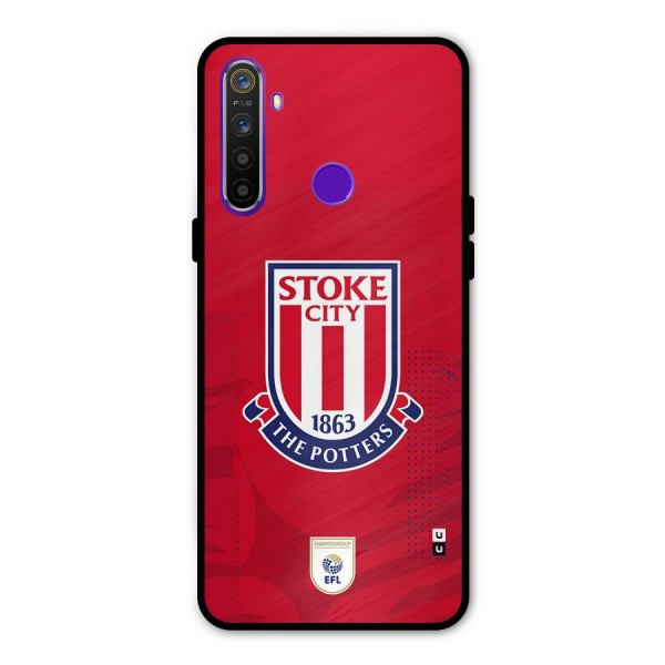 Stoke City Metal Back Case for Realme Narzo 10