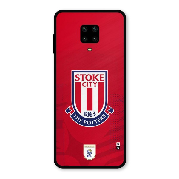 Stoke City Metal Back Case for Redmi Note 9 Pro Max
