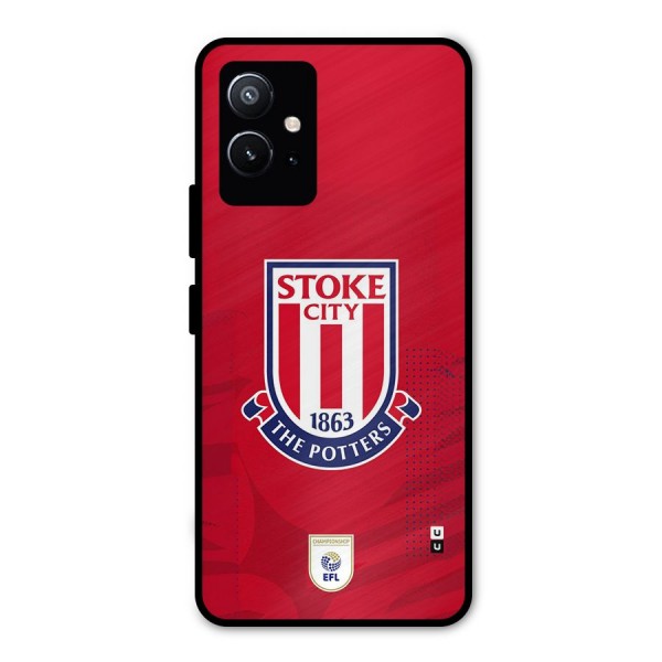 Stoke City Metal Back Case for Vivo T1 5G